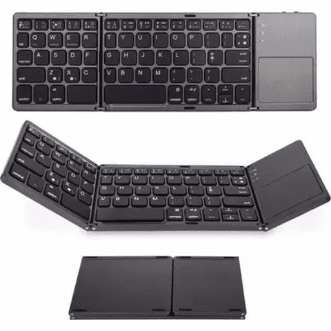 Genérico - Mini Teclado Plegable Bluetooth Con Trackpad