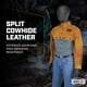 thumbnail image 2 of Capa de soldadura IRONCAT grande, cuero amarillo dorado, 2 of 9
