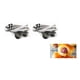 thumbnail image 1 of Pack X12 Cono Molde Para Cannoli Cachito Croissant Pan Danes Gris, 1 of 10