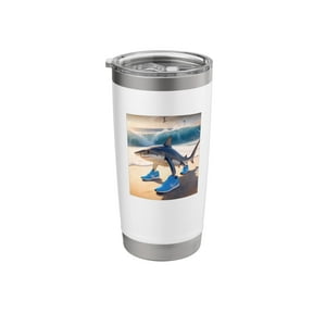 Tralalero Tralala Viral Meme Shirt - Vaso Tralalero Tralala Funny Gen Alpha Shark Meme Con Aislamiento De Acero Inoxidable