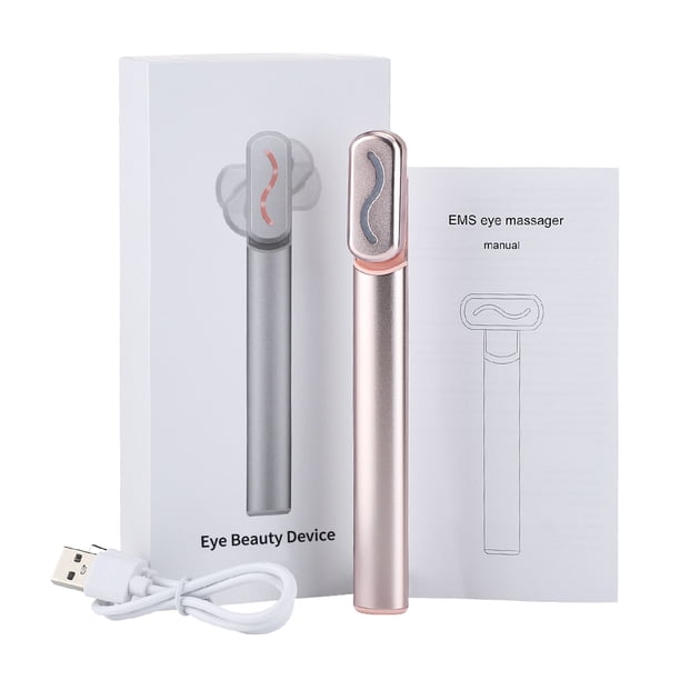 4 In 1Microcurrent Eye Beauty Stick Vibration High Frequency Constant Temperature Red Light Eye Massage Stick Reduce DarkCircles