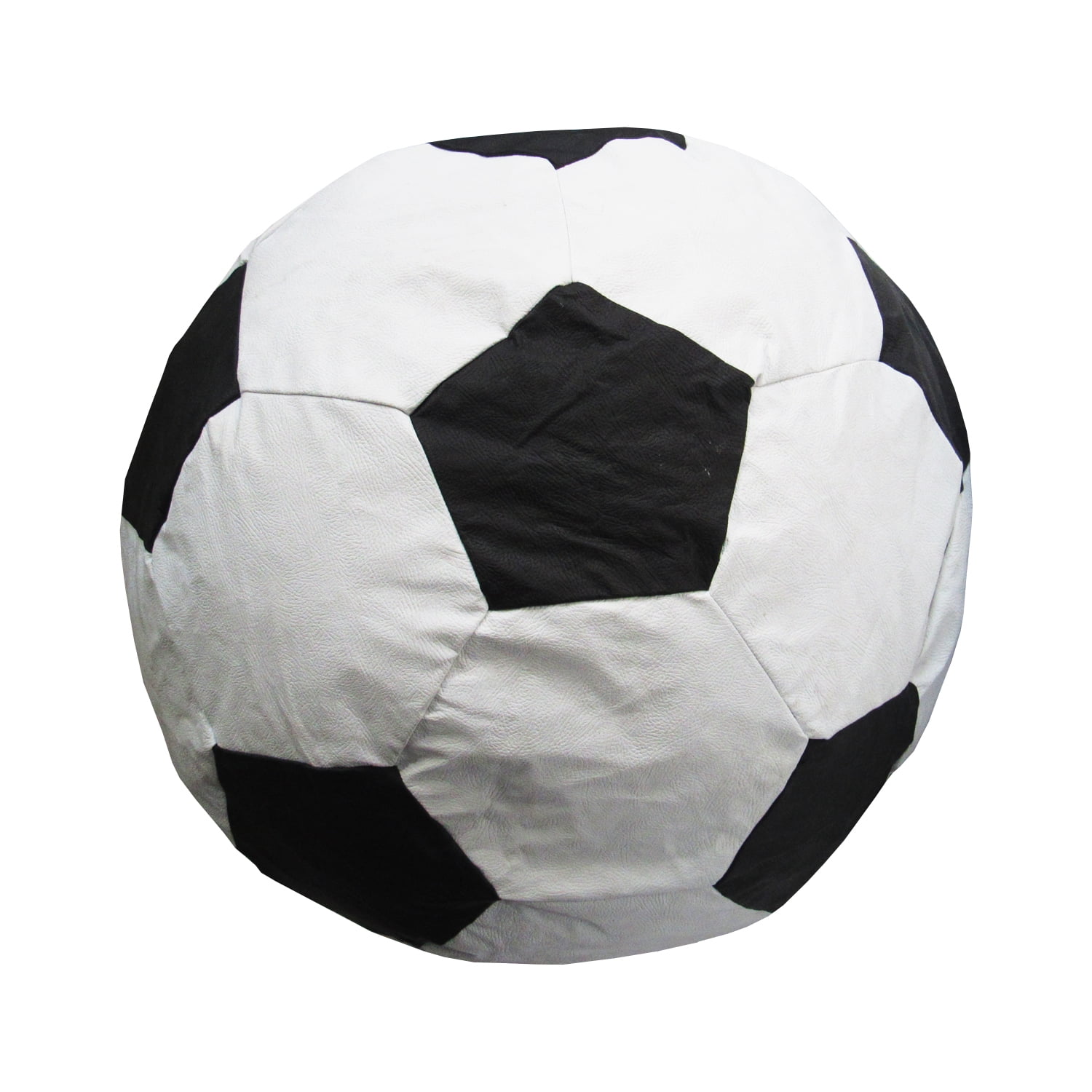 Máxima Design - Pouf Pera Fútbol Eco Cuero 80x80x80 Cm