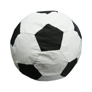 Máxima Design - Pouf Pera Fútbol Eco Cuero 80X80X80 Cm