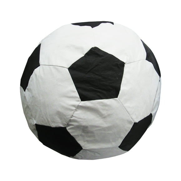 Pouf Pera Fútbol Eco Cuero 80x80x80 cm
