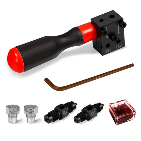 Kit de Expansión de Líneas de Freno YIYITOOLS SAE 45° Burbuja/Doble