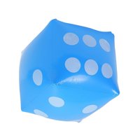 Magideal - Juguetes Inflables Dados Pvc Dados Inflables Grandes Diversión Fácil Almacenamiento Sopla Los Dados Para Juegos De Césped Favor De Fiesta Juego Amplio Azul