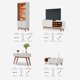thumbnail image 2 of Rack 75" + Vitrina + Mesa Centro + Arrimo Noronha Blanco, 2 of 6