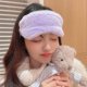 thumbnail image 5 of Máscara para dormir N-KONGJIAN 2 piezas púrpura y rosa ajustable, 5 of 8