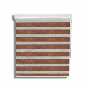 Sunfree - Roller Duo Zebra Día Y Noche Tabaco 90 X 250 Cm Premium