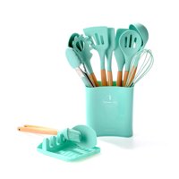 Estilodomus - Set 13Pcs Utensilios De Cocina De Silicona Antiadherentes Calipso
