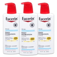 Loción Corporal Eucerin Daily Hydration Spf 15 500 Ml (Paquete De 3)