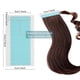 thumbnail image 5 of 8 hojas de cintas adhesivas de repuesto para extensiones de cabello adhesivas, cintas adhesivas para extensiones de cabello, tramas de cabello, cintas para pelucas, cintas de doble cara (4 x 0,8 cm), 5 of 8
