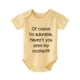 thumbnail image 3 of Baby Boys Casual Cute Short Sleeve Onesie With "Of Course I'm Adorable Haven't You Seen My Seen My Mother" Print For Summer, 3 of 5