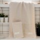 thumbnail image 3 of REGALWOVEN Toallas de Mano de Waffle para Baño Paquete de 2, Toalla de Algodón Suave y Absorbente para Cara Spa Baño Gimnasio Cocina Marrón 13" x 29", 3 of 3