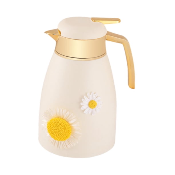 1L para bebidas calientes, retención de calor, agua caliente, agua de agua caliente, agua de agua de agua para la oficina de la oficina del café jugo Girasol
