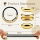 thumbnail image 2 of Coletero OHCISP 6 un 3 estilos dorado sujeción fuerte, 2 of 3