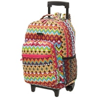 Mochila Rodante Rockland Tribal Con Doble Asa De 17 Pulgadas