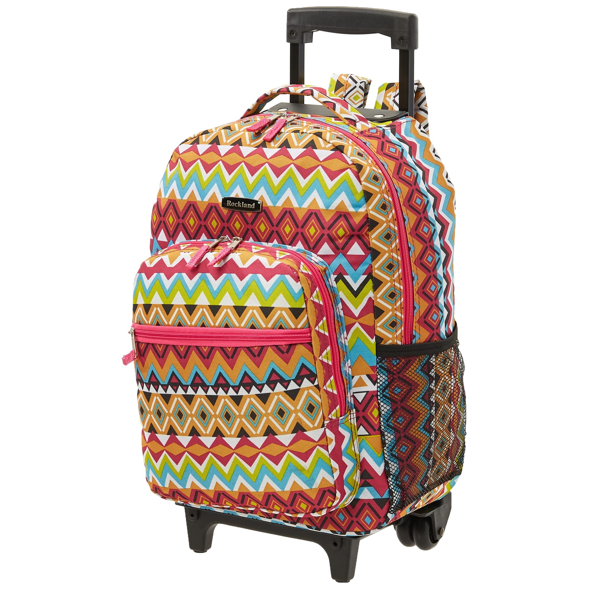 Mochila Rodante Rockland Tribal Con Doble Asa De 17 Pulgadas