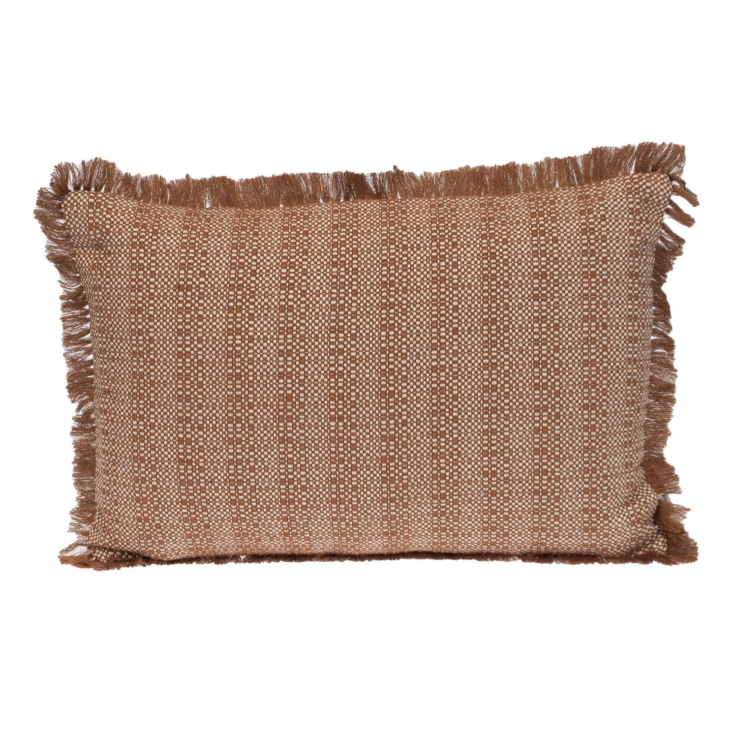 Almohada Lumbar Decorativa Parkland Collection, Color Marrón, 35 X 50 Cm