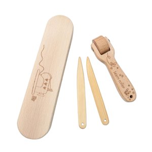 Bothyi - Junta De Herramienta De Aplanamiento De Costura De Clapeta De Sastre De Madera De Haya Para Modista De Costura