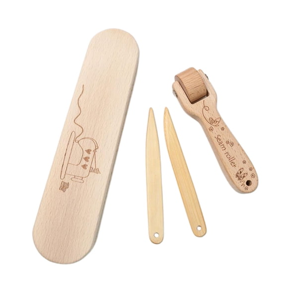 Junta De Herramienta De Aplanamiento De Costura De Clapeta De Sastre De Madera De Haya Para Modista De Costura