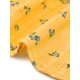 thumbnail image 5 of INSPIRE CHIC Camisa de Mujer con Cuello Peter Pan, Botones, Mangas Abullonadas, Estampada, Amarillo Púrpura Talla L, 5 of 6