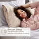 thumbnail image 5 of Juego de 2 fundas de cama satinadas para cabello, piel queen, color beige, 5 of 6