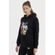 thumbnail image 2 of Polerón Mujer BT21 Negro, 2 of 4