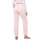 thumbnail image 3 of INSPIRE CHIC Pantalones de pijama para mujer Pantalones largos con puños Bolsillos laterales Ajuste holgado Ropa de descanso ligera Pantalones de pijama L Rosa, 3 of 6