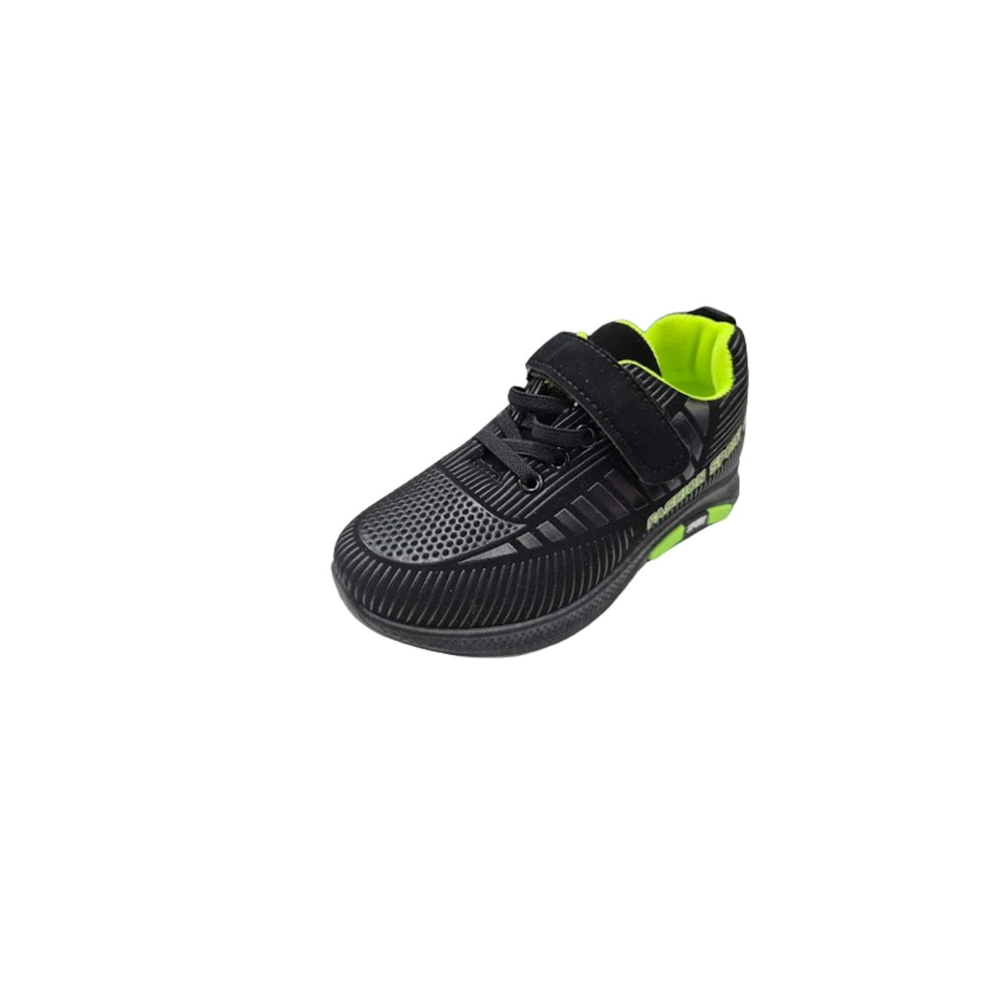 Vinnys Outlet - Zapatilla Urbana Negro Velcro