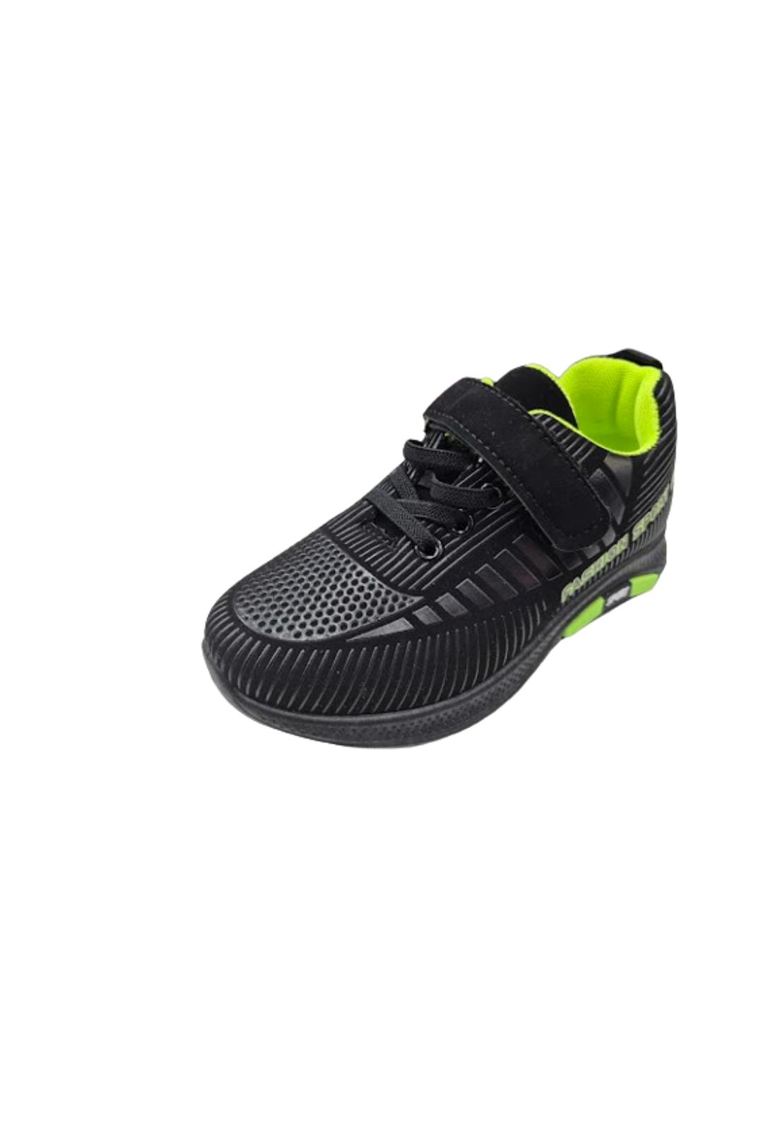 Vinnys Outlet - Zapatilla Urbana Negro Velcro