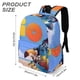 thumbnail image 3 of Rio-theme Backpack, Campus style schoolbag Bookbag with Adjustable Shoulder Straps And Large Zip Compartment, Unisex Travel Bags.42x30x15cm, 3 of 6