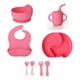 thumbnail image 1 of Plato Infantil Bebés Vajilla De Comida De Silicona A Salvo Rosa Chicle, 1 of 2