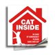 thumbnail image 1 of Pegatinas Isyfix Cat Inside Alert Signs, 5 x 5 cm, paquete de 4, 1 of 6
