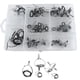thumbnail image 1 of La ca?a de pescar del acero inoxidable 60pcs guía el kit de reparación de la barra de los anillos de la extremidad con la caja, 1 of 5