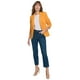 thumbnail image 1 of Blazer Tommy Hilfiger para mujer, diseño de girasol con un botón, talla 14, 1 of 3
