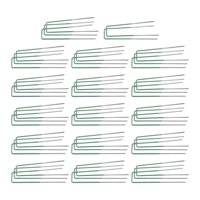 Ioensy - 50 Uds. De Alfileres De Césped, Grapas De Paisaje Pintadas De Verde Para Paisaje De Patio De Tela De Césped, 2,5X40X150Mm