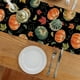 thumbnail image 2 of 1pc Fall Colorful Pumpkin Table Runner - Watercolor Thanksgiving Harvest Teal Maple Leaves Burlap Dining Decoration for Halloween and Autumn Holiday Party Gift, 2 of 4