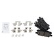 thumbnail image 5 of Juego de discos y pastillas de freno traseros TRQ con calipers recubiertos de cerámica, 5 of 9