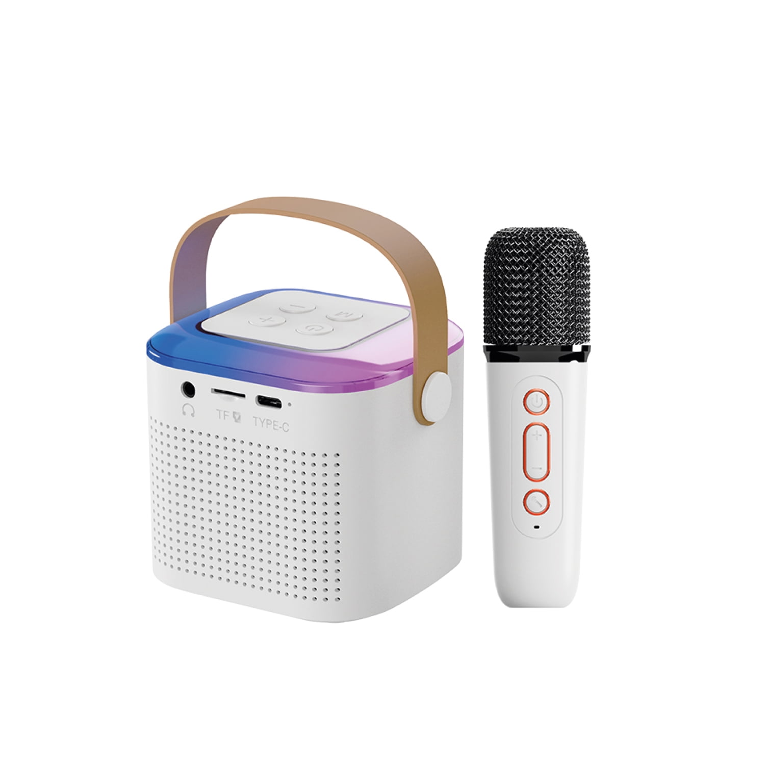 Audiopro - Parlante Karaoke Bluetooth Con Micrófono Ap Blanco - Ps