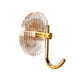 thumbnail image 4 of Organizador colgante de acrílico Ganchos adhesivos decorativos estables transparentes para baño Oro, 4 of 5