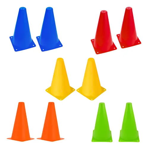 Linea Sport - 10 Conos De Entrenamiento Crossfit Deporte/ Trafico