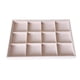 thumbnail image 1 of Estilo 02 Del Organizador Del Collar Del Pendiente Del Sostenedor De La Bandeja Del Almacenamiento De La Joyería Del Terciopelo Beige, 1 of 5