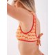 thumbnail image 2 of Top de Bikini Daikiri Mujer Deportivo Ajustable Flores Naranjo Rojo Protección UV50+, 2 of 3