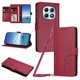 thumbnail image 1 of Funda Cartera Trébol para Xiaomi Redmi Note 15 4G/5G con Ranuras Tarjetas y Carga Inalámbrica Rojo, 1 of 6