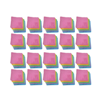 Genérico - Pack 100 Paños Microfibra 38X38 Ultra Absorbente