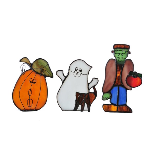 Portavelas Meyda Tiffany de la colección Halloween de 4,75 cm de alto