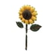 thumbnail image 1 of gancho perchero de metal con forma de girasol sombrero de pared gancho toalla amarillo, 1 of 5