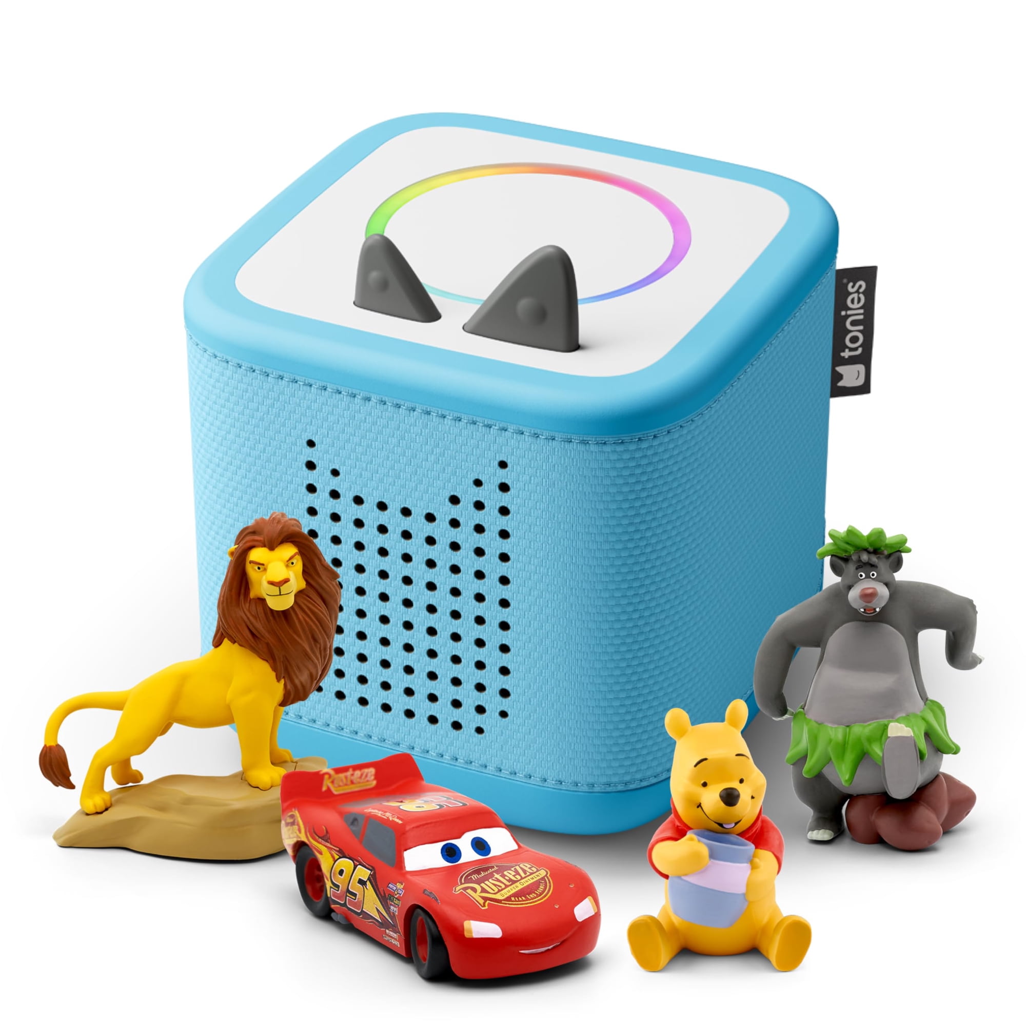 Tonies - Reproductor De Audio Toniebox 2 Paquete Disney Con Personajes Para Niños De 3 Años En Adelante