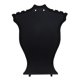 thumbnail image 2 of Novedad sector de plástico forma perno collar cadena joyería pantalla de pie negro, 2 of 3